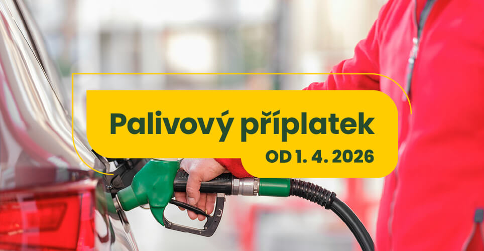 Úprava palivového příplatku od 1. 4. 2026