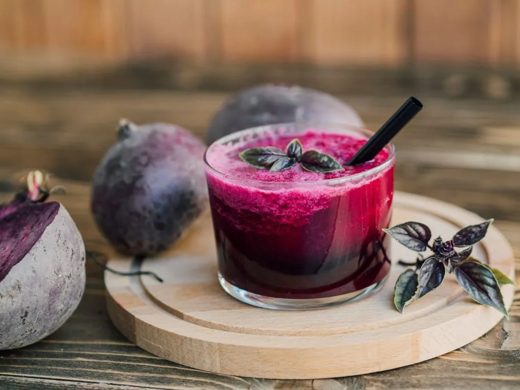 Smoothie z červené řepy 
