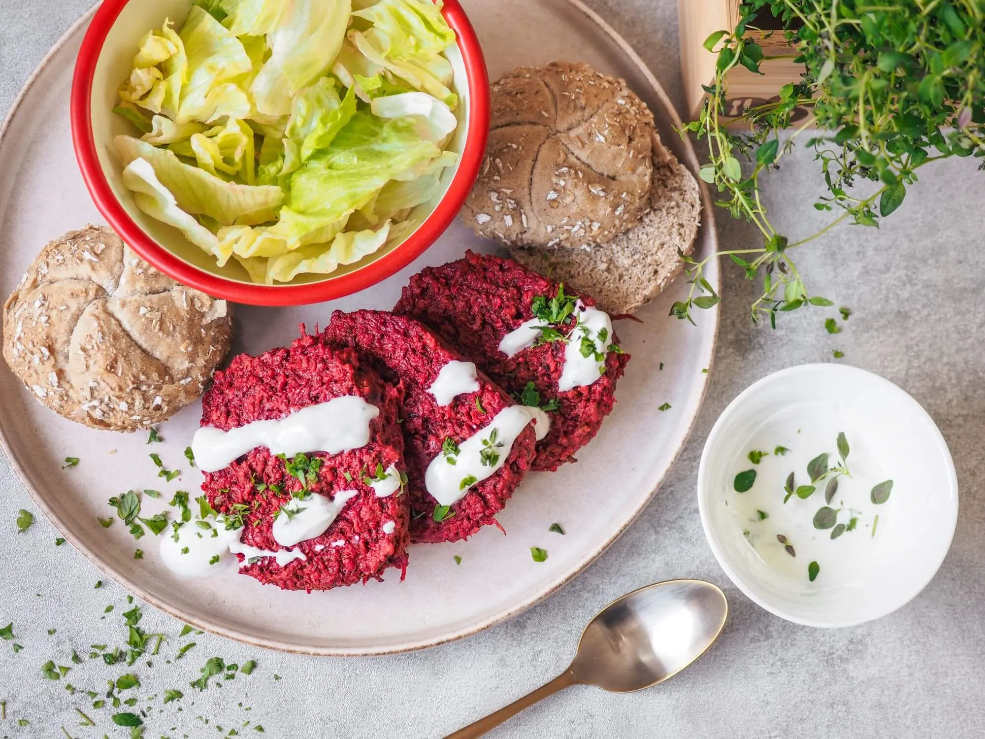 Beetroot patties