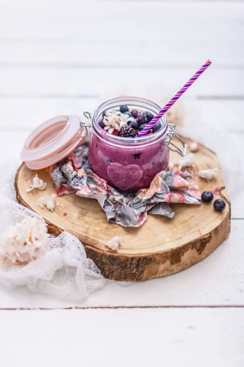 Blueberry smoothie